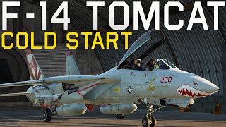 DCS World F14A amp F14B Tomcat Cold Start Tutorial [upl. by Peppie]