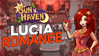 LUCIA ROMANCE💞 Dates Kisses  Sun Haven [upl. by Nnylhtak]