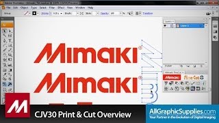 Mimaki CJV30 Series Print amp Cut Software Overview  All Graphic Supplies [upl. by Cathey35]