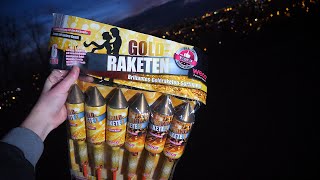 GOLD RAKETEN 🔥 SilvesterTest ⛰️  LIDL Sortiment 2023 [upl. by Naman]