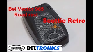 Radar laser detector review Bel beltronics vector 965 road test Bel 965 955 940 [upl. by Aldus]