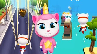 Sự Kiện Galactic Goodies Mở Khóa Mèo Unicorn Angela  Talking Tom Gold Run [upl. by Eilliw]