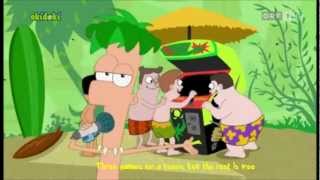 Phineas and Ferb  Backyard Beach Lyrics [upl. by Alleon]