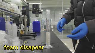 defoamer test [upl. by Nicolle]