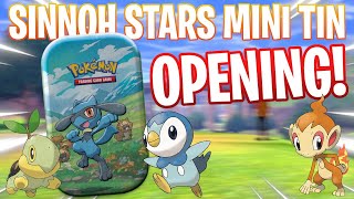 Opening a Pokemon Sinnoh Stars Mini Tin in 2023 [upl. by Essilrahc]