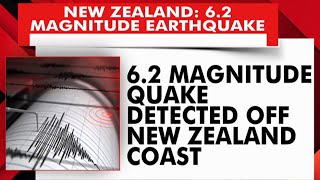 62 Magnitude Earthquake Detected Off New Zealand Coast [upl. by Sedecram]