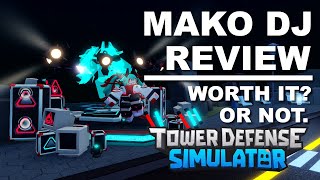 Mako DJ Skin Review Should You Buy It Or Not  Roblox TDS [upl. by Hurwit]