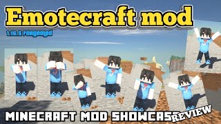 Minecraft 1165  Emotecraft mod [upl. by Lebisor]