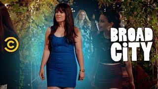 Behind the Scenes All About Abbi’s Famous Blue Dress  Broad City [upl. by Aikemot]