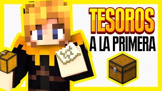 🏴‍☠️ Cómo ENCONTRAR TESOROS en Minecraft Fácil y Rápido 🦜 [upl. by Eelarbed632]