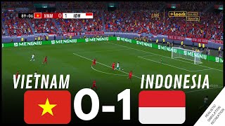 AsiaCup2023 TIMNAS INDONESIA 10 VIETNAM • RINGKASAN • Simulasi dan Rekreasi Video Game [upl. by Gnivre]