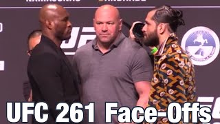 UFC 261 FaceOffs Usman vs Masvidal 2 [upl. by Ahsiyt]