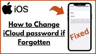 How to change icloud password if forgotten 2024 [upl. by Lucinda178]