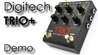 Digitech Trio Bandcreator with Looper  Demo [upl. by Notlef]