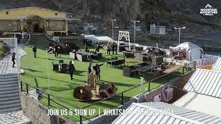 Dancing and Enjoying at Luxus Hunza Attabad Lake Resort Pakistan  Mountain Adventure Travels [upl. by Ytak534]