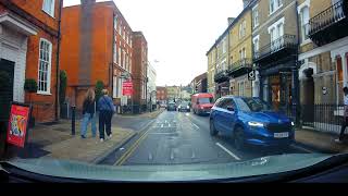 Delivery Vans Gridlock Southgate Street Winchester KN69UNL [upl. by Arrio]