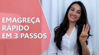 3 passos para emagrecer de forma rápida • Nutrição • Casule Saúde e Bemestar [upl. by Essilevi2]