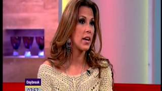 Mickie James Interview on Daybreak England [upl. by Ekaterina]