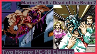 Body Horror on PC98 Dead of the Brain 2 and Marine Philt Horror Adventure for MSX and FM Towns [upl. by Maura]