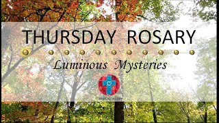 Thursday Rosary • Luminous Mysteries of the Rosary 💚 November 23 2023 VIRTUAL ROSARY  MEDITATION [upl. by Nydia288]