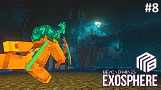 Exploring the DEEP DARK DIMENSION in BM Exosphere  Ep 8  minecraft modded [upl. by Favien]