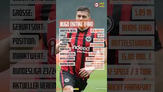 Hugo Ekitiké  Eintracht Frankfurt Stürmer in Topform 🔥 shorts eintracht frankfurt ffm [upl. by Asserrac671]