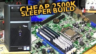 Super trashy 2500K cheapo sleeper build w rusted GPU [upl. by Celesta]