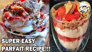 STRAWBERRY WAFER PARFAIT SUPER EASY DESSERT  KUSINERONG ARKITEKTO [upl. by Aneeb]