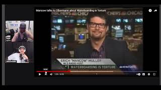 Mancow talks about drowning on Keith Oldbermanns show  Guys A Stream About Guys [upl. by Ko]