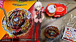 world spriggan Beyblade unboxing and review  Best beyblade under 800₹🥹  paisa wasool beyblade🤩 [upl. by Buerger]