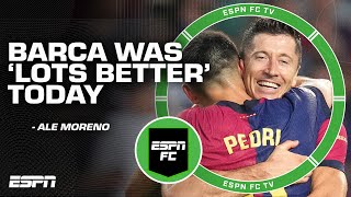 Barcelona was not outstanding not excellent but LOTS BETTER vs Athletic Club  Moreno  ESPN FC [upl. by Adelric]