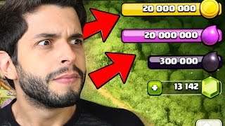 COMO EU FIZ ISSO HACK GASTANDO 40 MILHÕES DE RECURSOS CLASH OF CLANS [upl. by Ulrika]