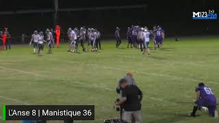 Varsity Football  Manistique  LAnse [upl. by Irahc]