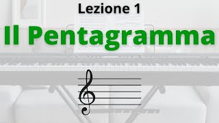 Come leggere le note musicali 1 Il Pentagramma [upl. by Raddatz370]