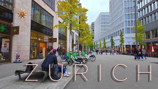 ZURICH SWITZERLAND ⚜️ EUROPAALLEE 4K HDR Walking tour along Newest district in the city [upl. by Ginsburg]