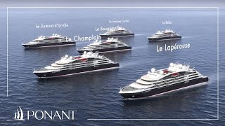 Les nouveaux navires dexpédition de notre flotte  PONANT [upl. by Filia]