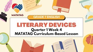 English 7  Quarter 1 Week 4  Literary Devices MATATAG CurriculumBased Lesson [upl. by Standush]