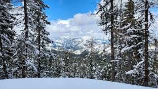 Wenatchee Crest Snowshoe  Blewett Pass WA [upl. by Asiel]