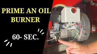 How to Prime and Start an Oil Burner Shorts [upl. by Bedwell]