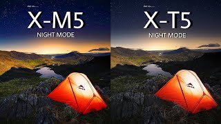 The New FUJIFILM XM5 VS FUJIFILM XT5  NIGHT MODE  Camera Test [upl. by Ttsepmet]