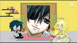 Rachel and Vincent Phantomhive React To Ciel And Sebastian Part1  Gacha React  blackbutler [upl. by Needan175]