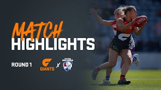 AFLW Highlights R1 v Western Bulldogs [upl. by Manley744]