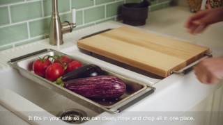 MakeMoreThanJustFood  DOMSJÖ Colander and Chopping Board [upl. by Ard]