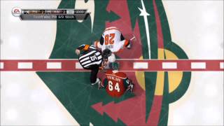 NHL 15  Minnesota Wild vs Philadelphia Flyers Gameplay HD [upl. by Aleuqahs58]