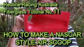 How to Make A Fibreglass Car Air Scoop [upl. by Chuch]