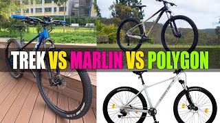 Trek Marlin 6 Gen 3 vs Marlin Spear 10 vs Polygon Xtrada 6  Which is best [upl. by Sands174]