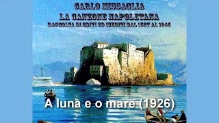 Carlo Missaglia  A luna e o mare 1926 [upl. by Doxia]