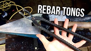 Forge Rebar Tongs and Save Money  Blacksmithing Project for Beginners [upl. by Gibbons899]