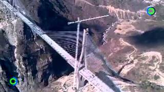 Puente Baluarte Bicentenario en México el más alto del mundo [upl. by Perron]