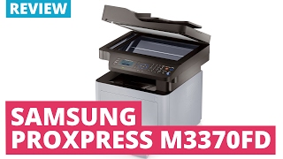 Samsung ProXpress M3370FD A4 Mono Multifunction Laser Printer [upl. by Elleinod]